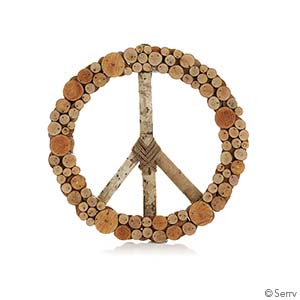 Peace Wreath | Layered Circles