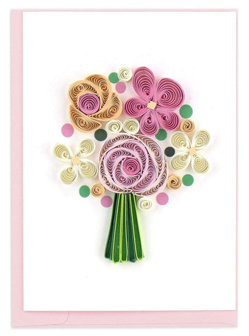 Quilling Card Gift Enclosure | Bouquet