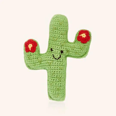 Knit Rattle | Friendly Cactus Buddy