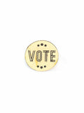 Brass Pin | VOTE