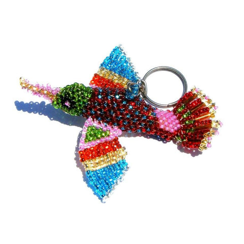Beaded Keychain | Hummingbird