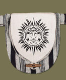 Canvas Hip Bag | Natural | Celestial Sun