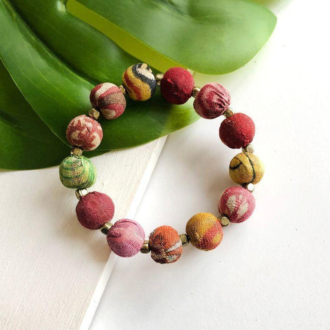 Kantha Small Bauble Bracelet | 2 Sizes