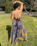 Leaf Mandala Halter Dress | 3 Colors