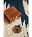 True North Compass with Wooden Box