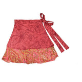 Upcycled Sari Wrap Skirt | Short