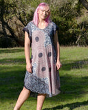 Rayon Cap Sleeve Flower Dress | 6 colors |