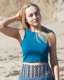 High Neck Crop Top | 11 colors