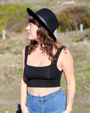 Square Neck Crop Top | 11 colors