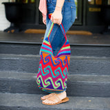 Hand Crocheted Nebaj Zipper Purse | Medium