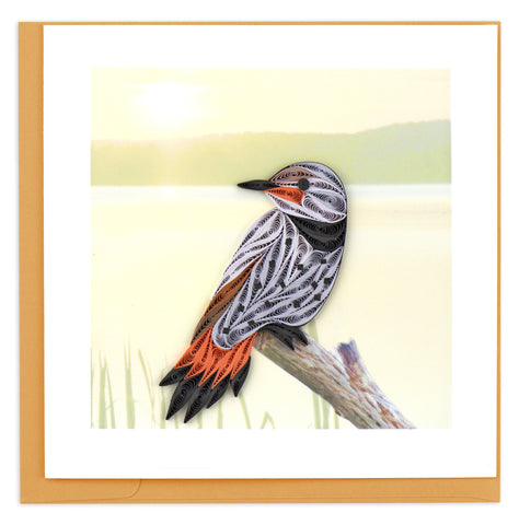 Northern Flicker Quilling Card