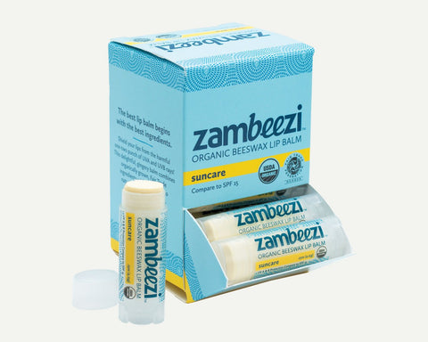 Zambeezi Organic Beeswax Lip Balm | SunCare