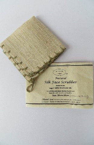 Silk Fiber Face Scrubber