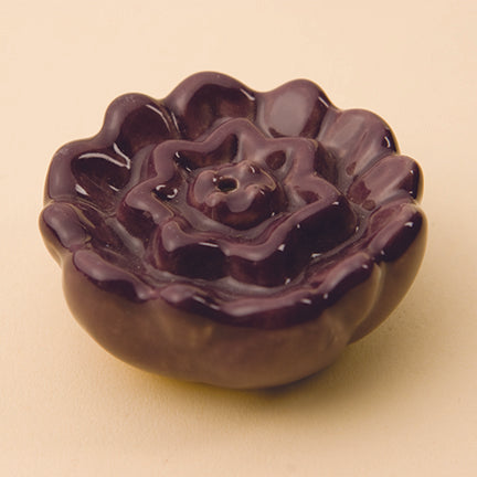 Ceramic Incense Holder | Lotus Blossom