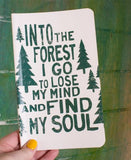 Recycled Notebook | Nature | Into The Forest