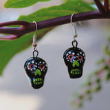 Ceramic Skeleton Earrings