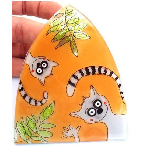 Recycled Glass Night-Light  | Lemurs