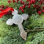 Tin Ornament | Cross