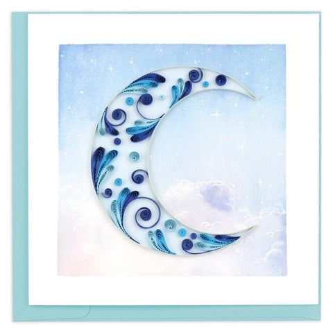 Crescent Moon Quilling Card