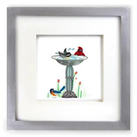 Shadow Box Frame for Quilling Cards | Brushed Silver