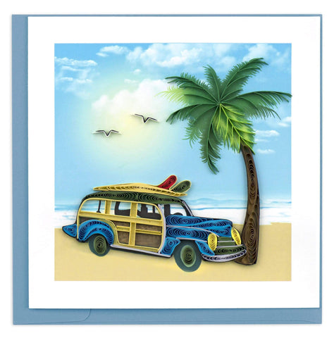 Woodie Quilling Card