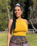 High Neck Crop Top | 11 colors