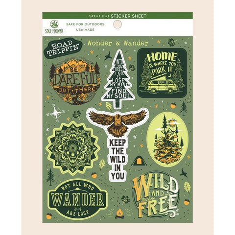Sticker Sheet | Wonder & Wander
