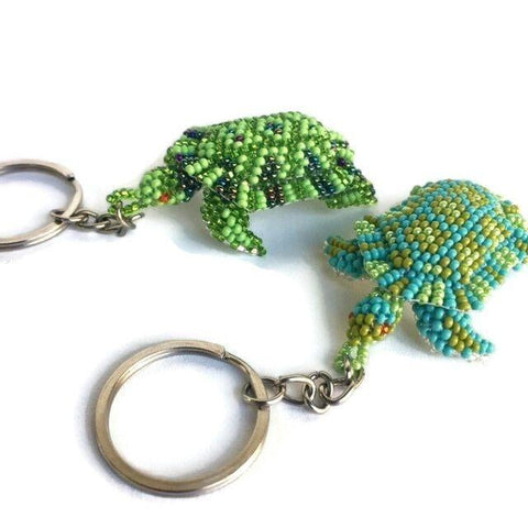 Beaded Keychain | Turtle