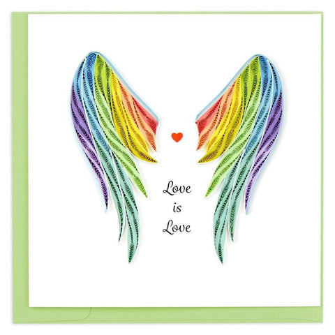 Pride Wings Quilling Card