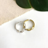 Triple Twist Ring | Gold
