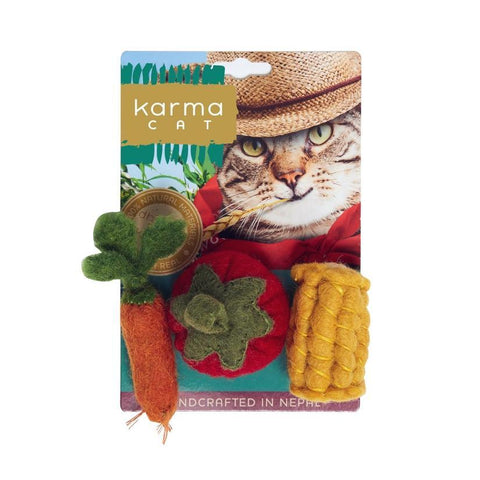 Cat Toy | Veggies | Set of 3