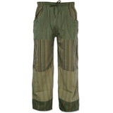 Unisex Patchwork Pants | Green | 5 sizes