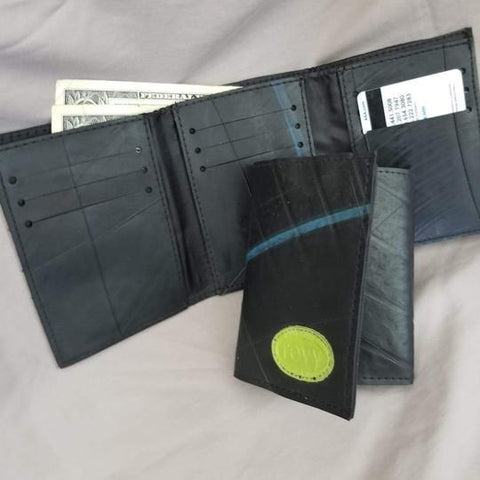 Upcycled Rubber | Tri-Fold Wallet
