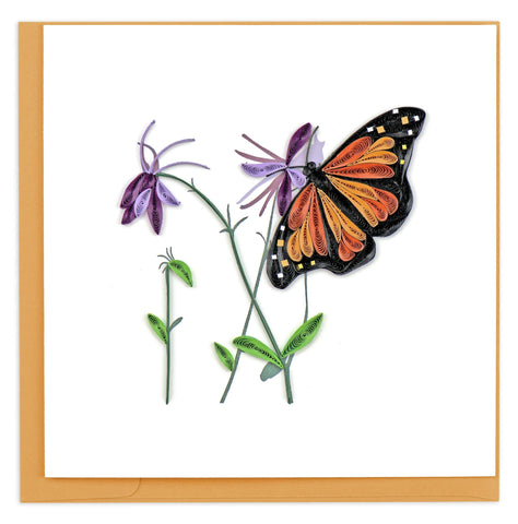 Monarch Butterfly Quilling Card