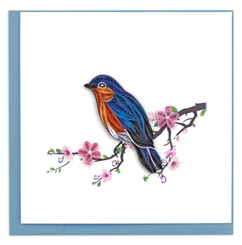 Bluebird Quilling Card