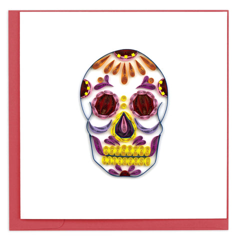 Sugar Skull Quilling Card