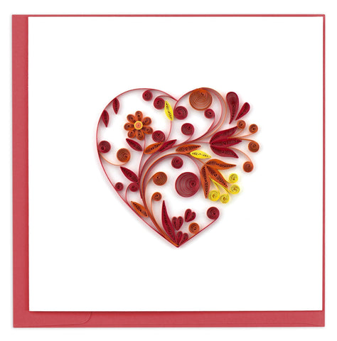 Heart Quilling Card