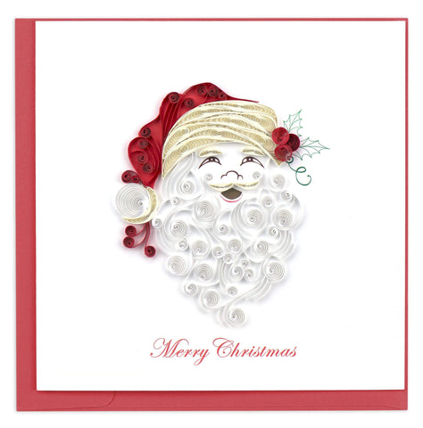 Santa Beard Quilling Card