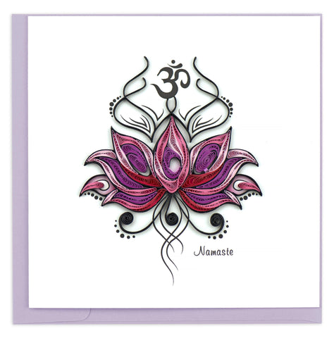 Namaste Quilling Card