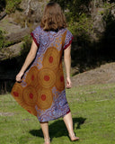 Rayon Cap Sleeve Flower Dress | 6 colors |
