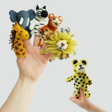 Felted Wool Finger Puppet | Lion