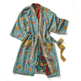 Upcycled Sari Spa Bathrobe