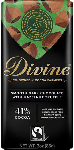 Dark Chocolate Bar | Hazelnut Truffle
