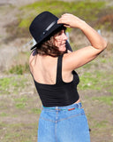 Square Neck Crop Top | 11 colors