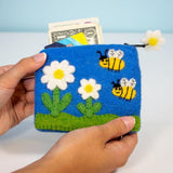 Woolie Coin Purse | Bumble Bees