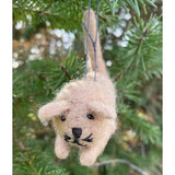 Wool Ornament | Leaping Cat