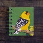 Eco-Friendly Notebook | Small | Goldfinch Dark Green