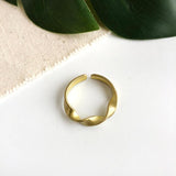 Triple Twist Ring | Gold
