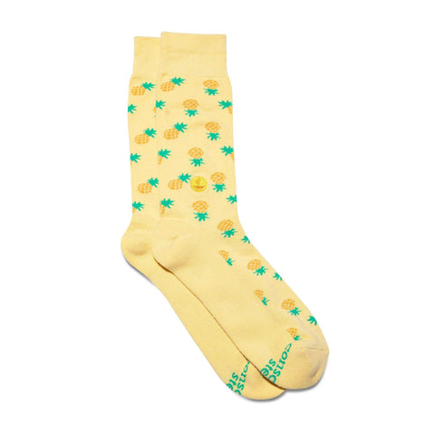 Socks That Provide Meals |Golden Pineapples