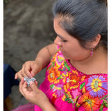 Beaded Keychain | Flying Pig